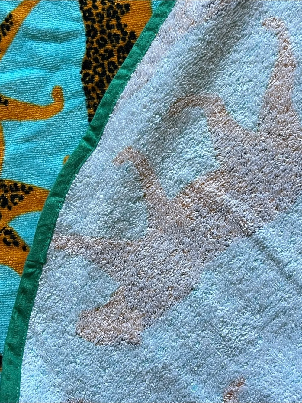 Adorable Round Leopard Beach Towel